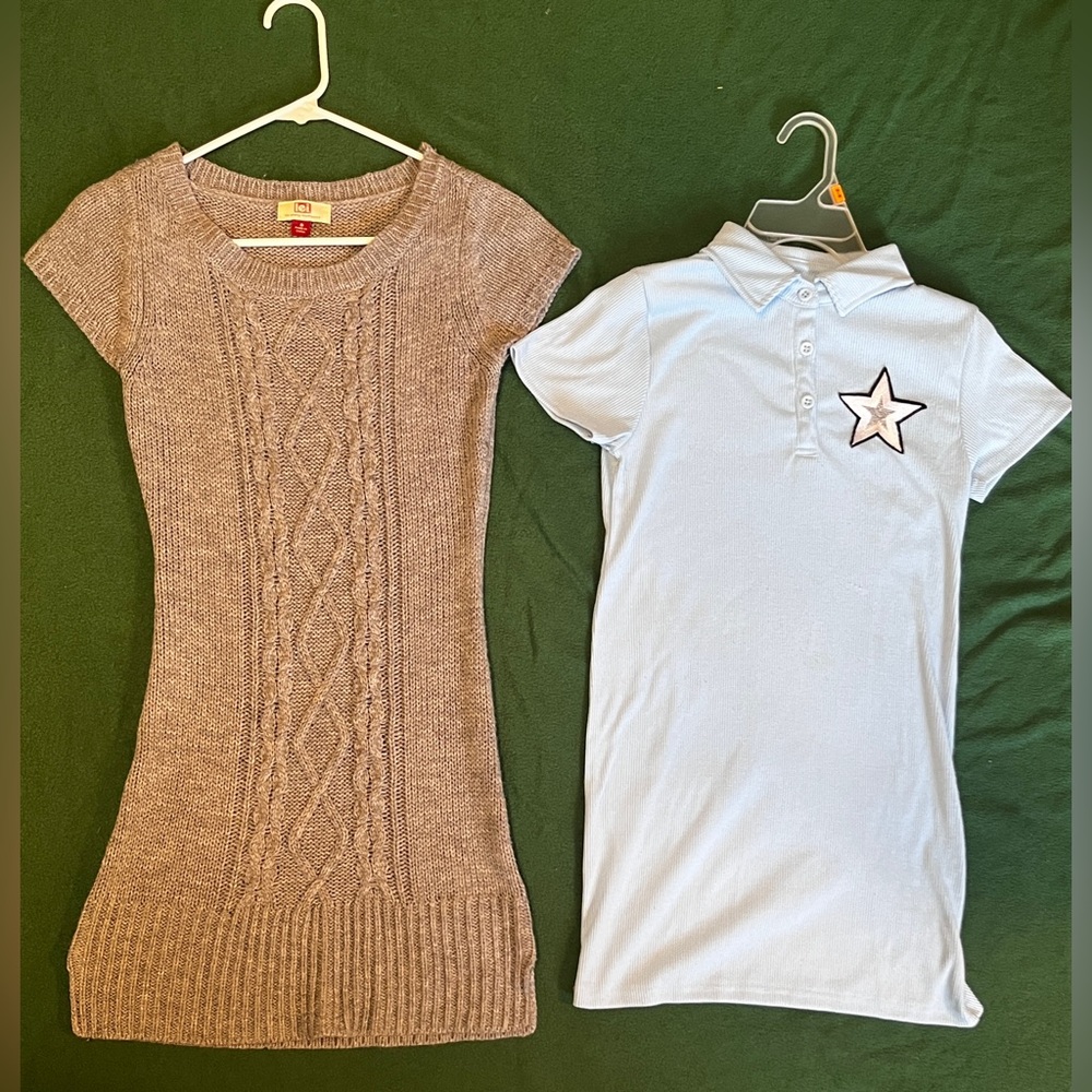 Three pairs of girl clothes
